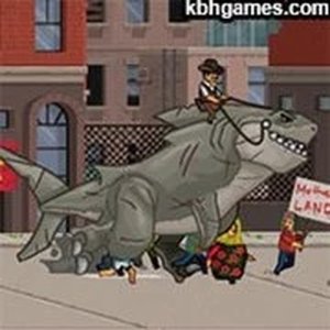 Sharkosaur Action Arcade Game