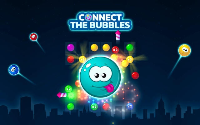 Connect the Bubbles - Color Match Puzzle
