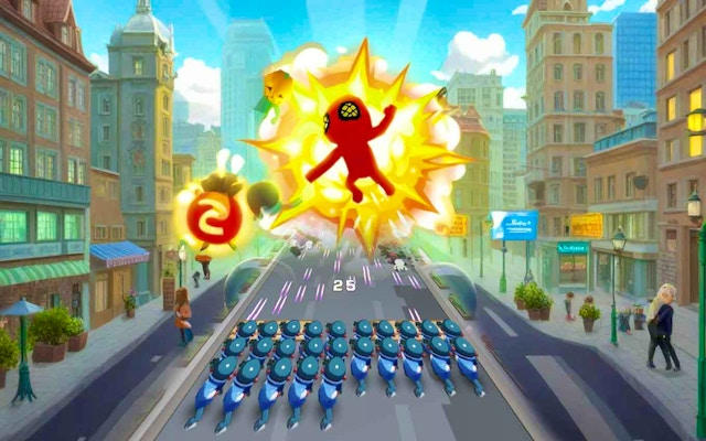 Huge Slap Run - Parkour Slap Game