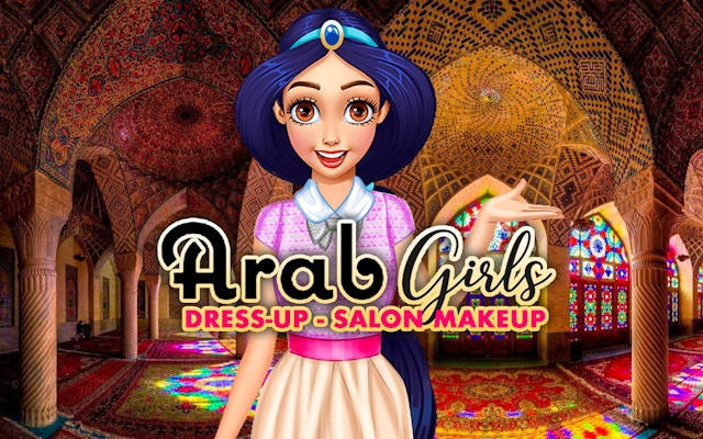 Arab Girls Dress Up Salon Makeup Game