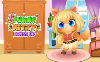 Funny Kitty Dressup Game