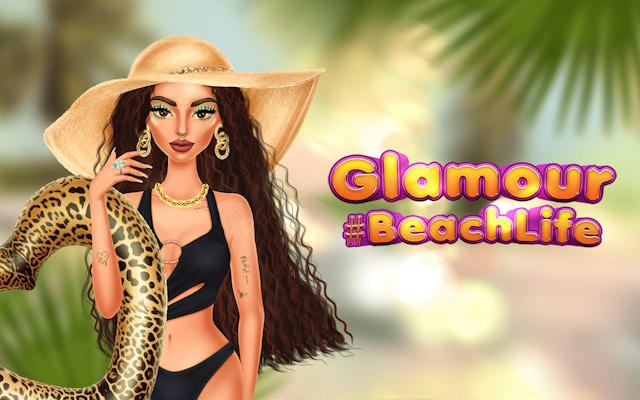 Glamour #BeachLife Dress Up Game