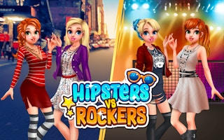 Hipsters vs Rockers Fashion Game