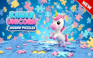 Kawaii Unicorn Jigsaw Puzzles Game