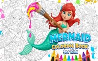 Mermaid Coloring Book & Drawing Game for Kids