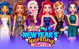 My New Year's Sparkling Outfits Dress Up Game Online - Dress Up Game