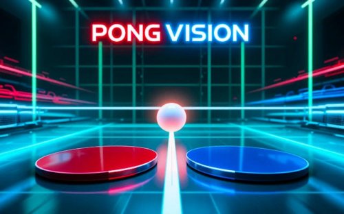 Pong Vision: Futuristic Arcade Ping Pong Game