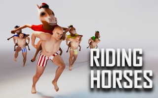 Riding Horses: Human Rider Racing Game