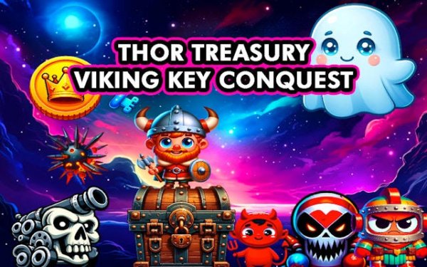 Thor Treasury Viking Key Conquest - Norse Puzzle Adventure Online Game - Puzzle Game