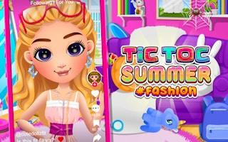 Tictoc Summer Fashion: Makeup & Style Game