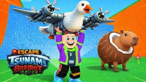 Escape Tsunami Brainrot Online Action Game