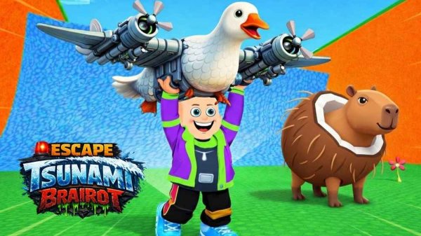 Escape Tsunami Brainrot Online Action Game